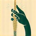 Icon representing craftsmanship: a stylized hand holding a chisel.
